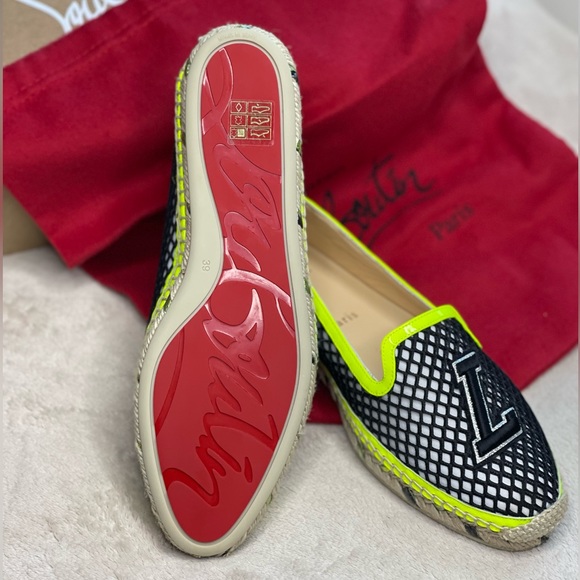 Christian Louboutin Ivy Espapop Flat Diva Loubi | Womens Flats - Picture 3 of 3